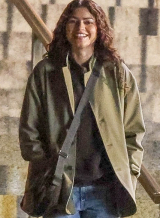 Harpoon Emma Inspired Green Cotton Fabric Cotton Jacket - The Drama 2026 Style