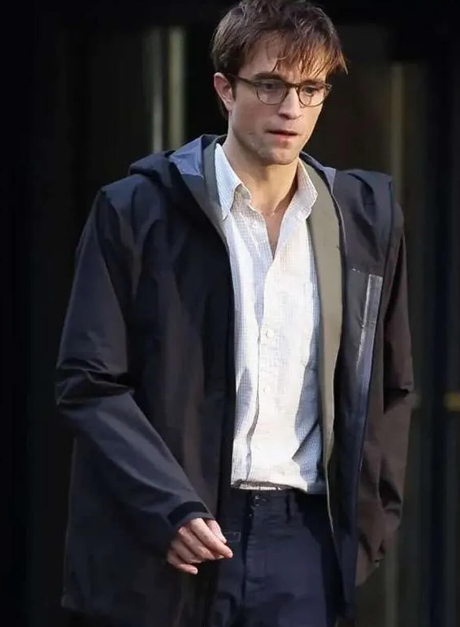 Harpoon Charlie Inspired Black Parachute Fabric Hooded Jacket - The Drama 2026 Style
