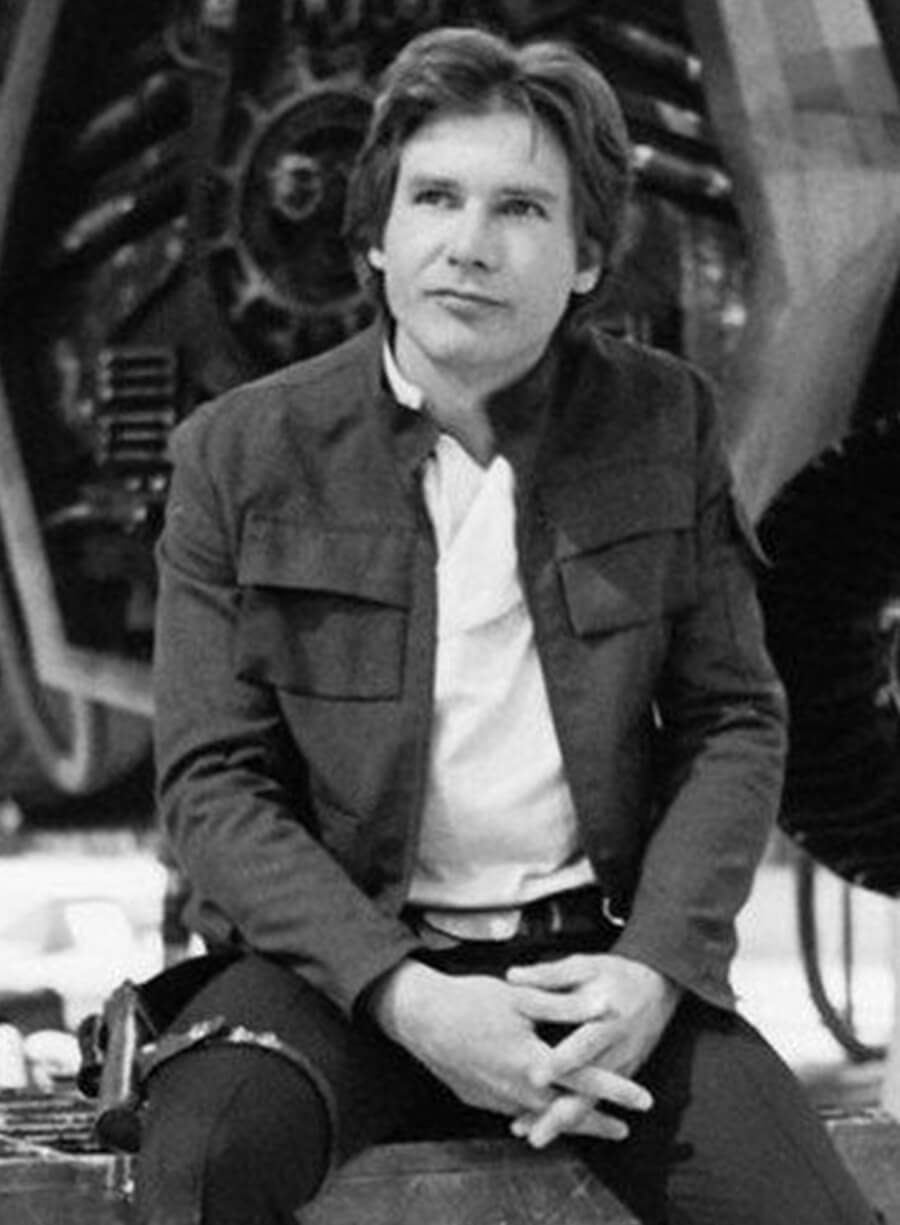 Harpoon Han Solo Inspired Black Rea Leather Leather Jacket - The Empire Strikes Back Style