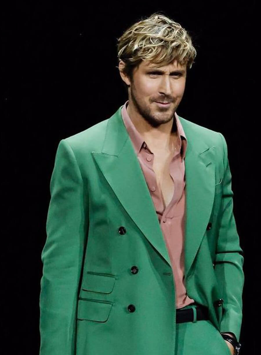 Harpoon Colt Seavers Inspired Green Leather Jacket - The Fall Guy 2024 Style