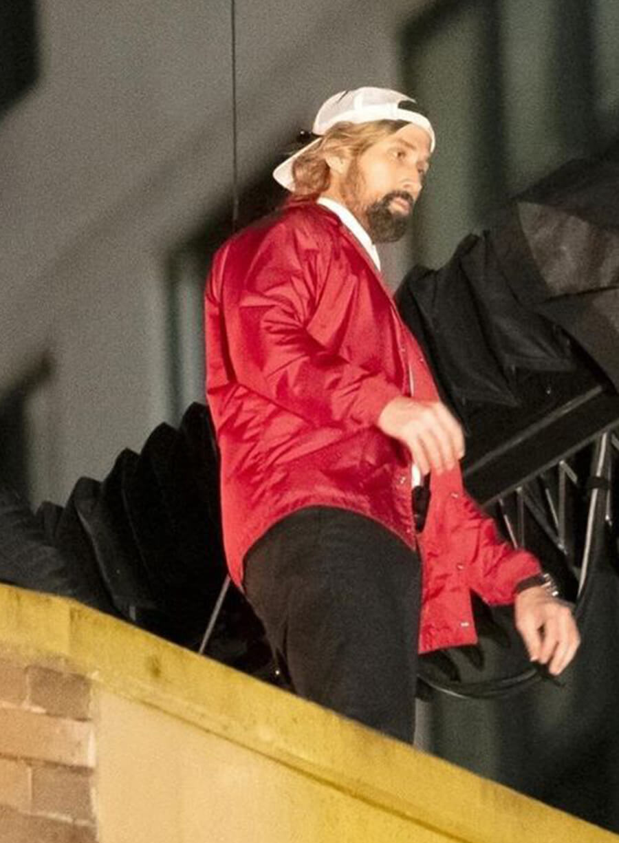 Harpoon Colt Seavers Inspired Red Leather Jacket - The Fall Guy 2024 Style
