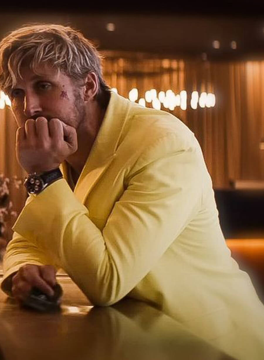 Harpoon Colt Seavers Inspired Yellow Leather Jacket - The Fall Guy 2024 Style