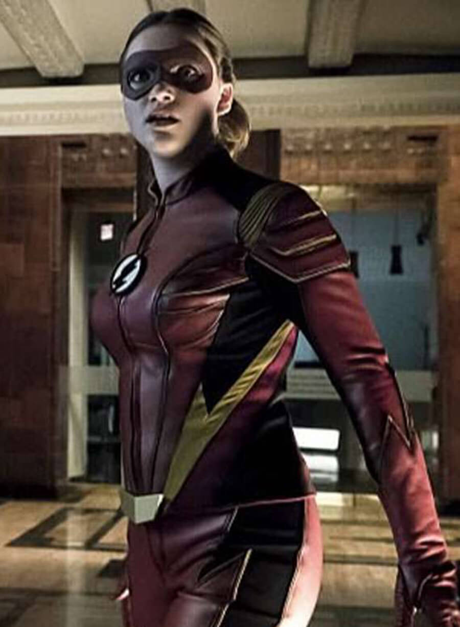 Harpoon Jesse Chambers Inspired Red Costume Jacket - The Flash S03 Style