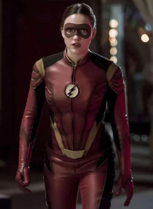 Harpoon Jesse Chambers Inspired Red Costume Jacket - The Flash S03 Style