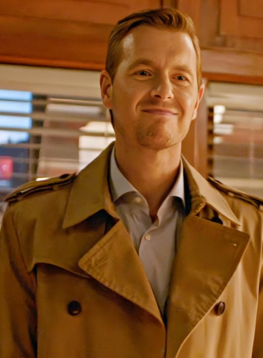 Harpoon Rick Cosnett Inspired Brown Cotton Fabric Coat - The Flash Tv Series Style