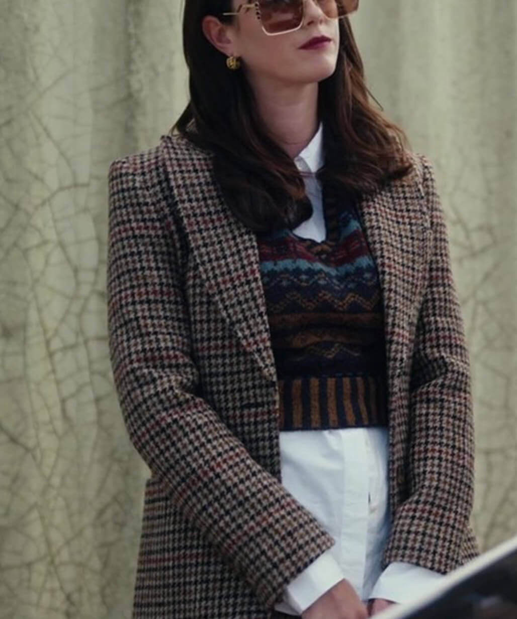 Susie Glass The Gentlemen S01 Plaid Blazer