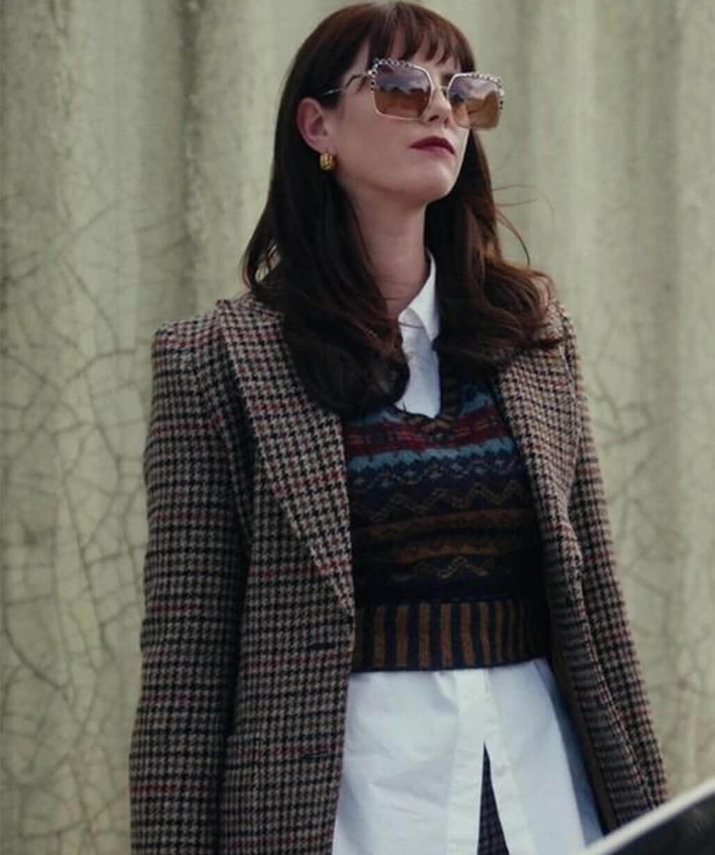 Susie Glass The Gentlemen S01 Plaid Blazer