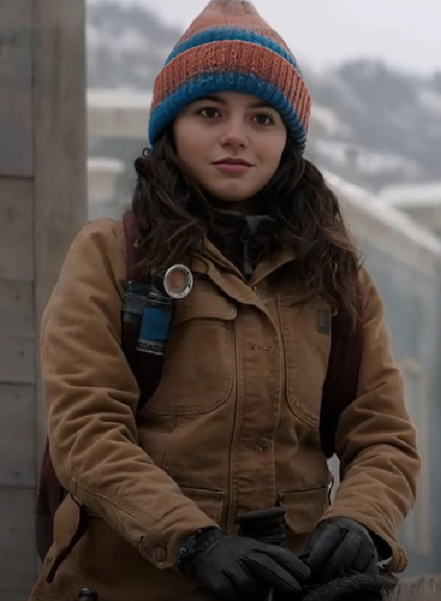 Harpoon Isabela Merced Inspired Brown Cotton Fabric Cotton Jacket - The Last of Us S02 Style