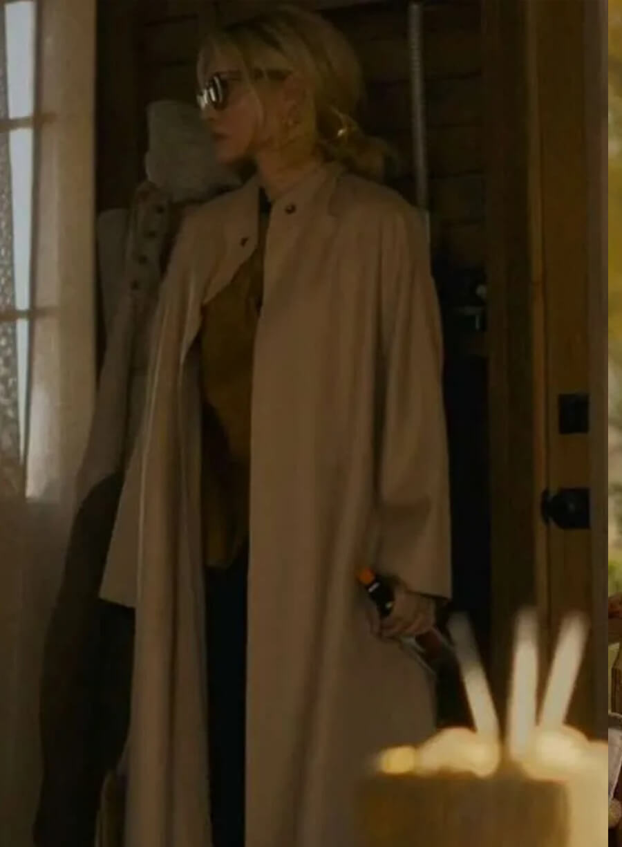Harpoon Stacy Clyburn Inspired Beige Wool Fabric Coat - The Madison 2026 Style