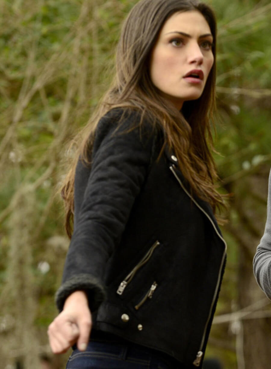 Harpoon Hayley Marshall Inspired Black Leather Jacket - The Originals Style