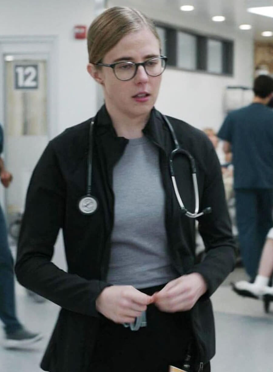Harpoon Dr Melissa Inspired Black Cotton Jacket - The Pitt Style