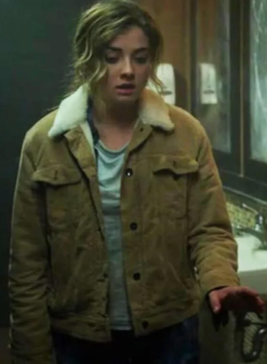 Harpoon Amy Bendix Inspired Brown Leather Jacket - The Punisher Tv Series Style