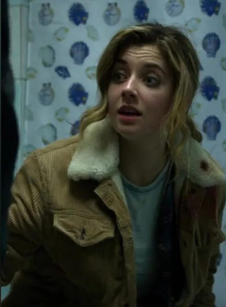Harpoon Amy Bendix Inspired Brown Leather Jacket - The Punisher Tv Series Style