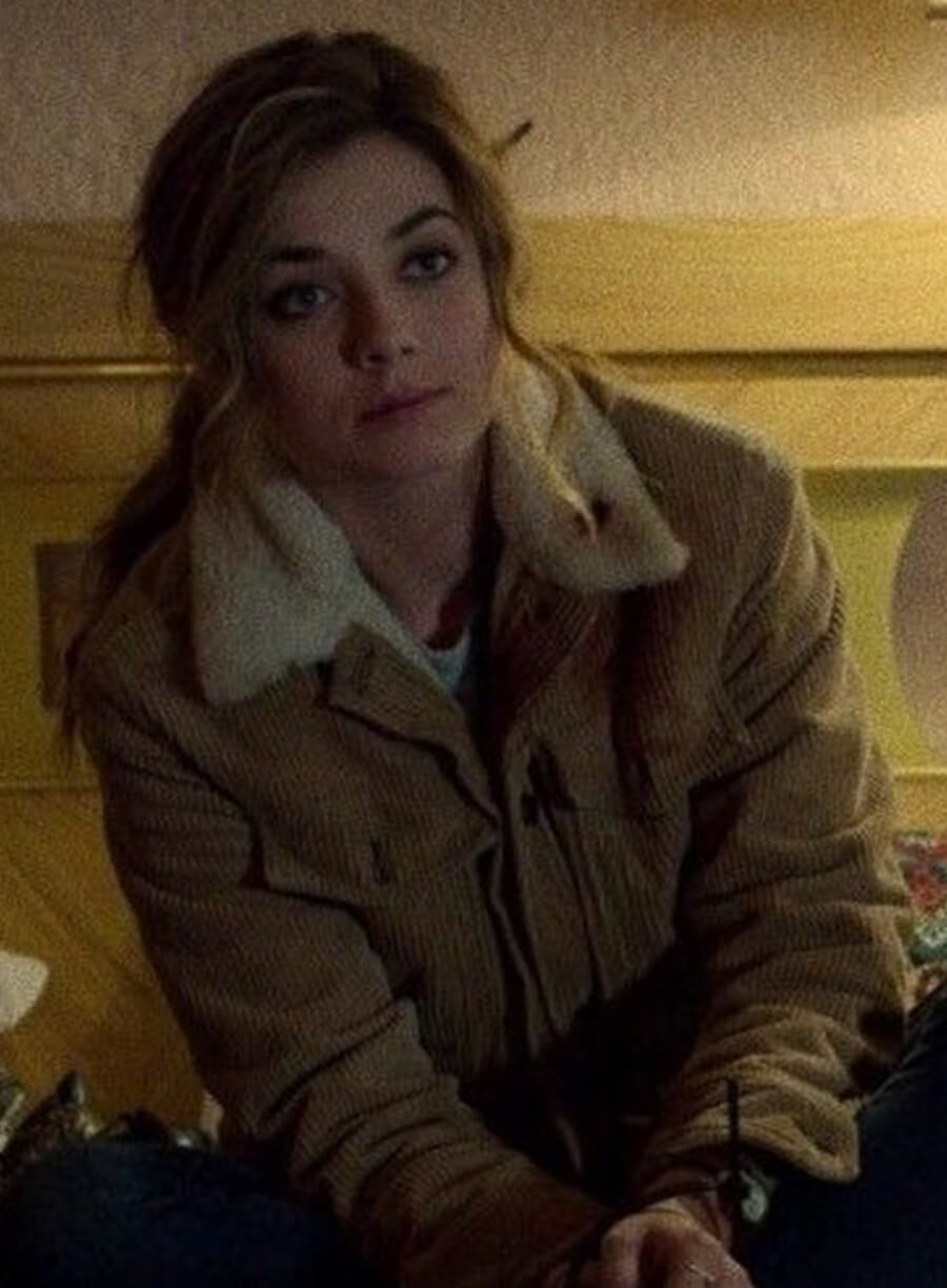 Harpoon Amy Bendix Inspired Brown Leather Jacket - The Punisher Tv Series Style
