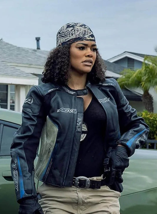 Harpoon Teyana Taylor Inspired Black Biker Jacket - The Rip 2026 Style