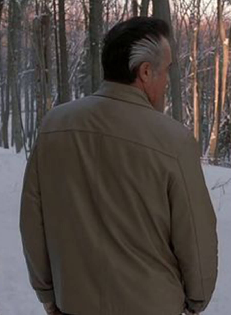 Harpoon Paulie Gualtieri Inspired Beige Leather Jacket - The Sopranos Style