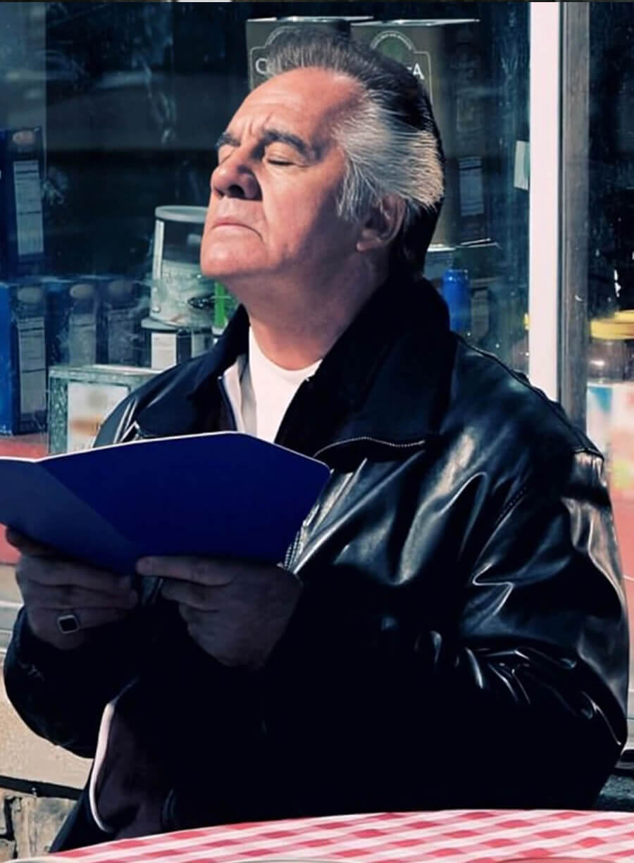 Harpoon Paulie Gualtieri Inspired Black Genuine Leather Leather Jacket - The Sopranos Style