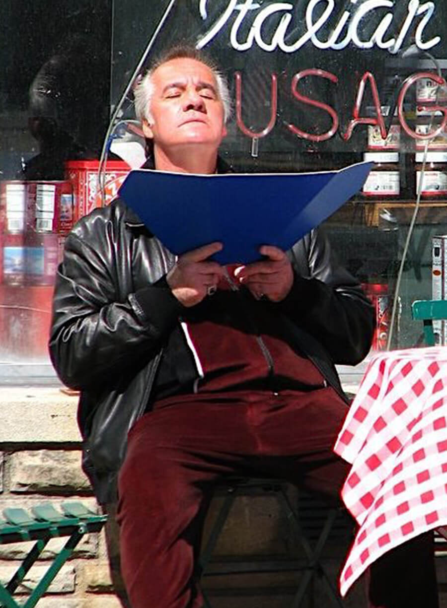 Harpoon Paulie Gualtieri Inspired Black Genuine Leather Leather Jacket - The Sopranos Style