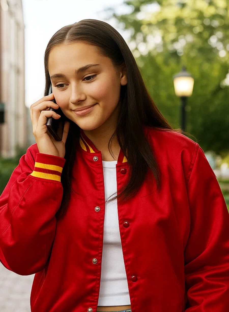Harpoon Belly Inspired Red Leather Jacket - The Summer I Turned Pretty Style