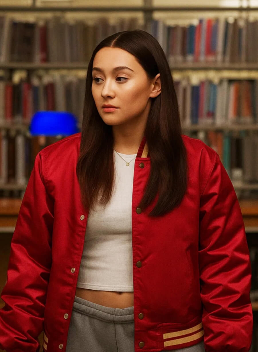 Harpoon Belly Inspired Red Leather Jacket - The Summer I Turned Pretty Style