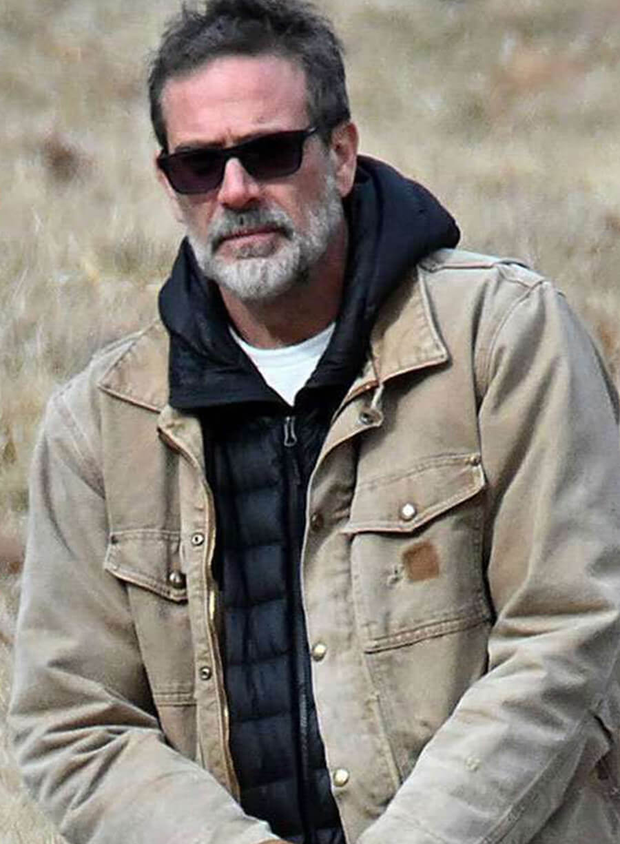 Harpoon Jeffrey Dean Morgan Inspired Brown Cotton Fabric Cotton Jacket - The Unholy Style