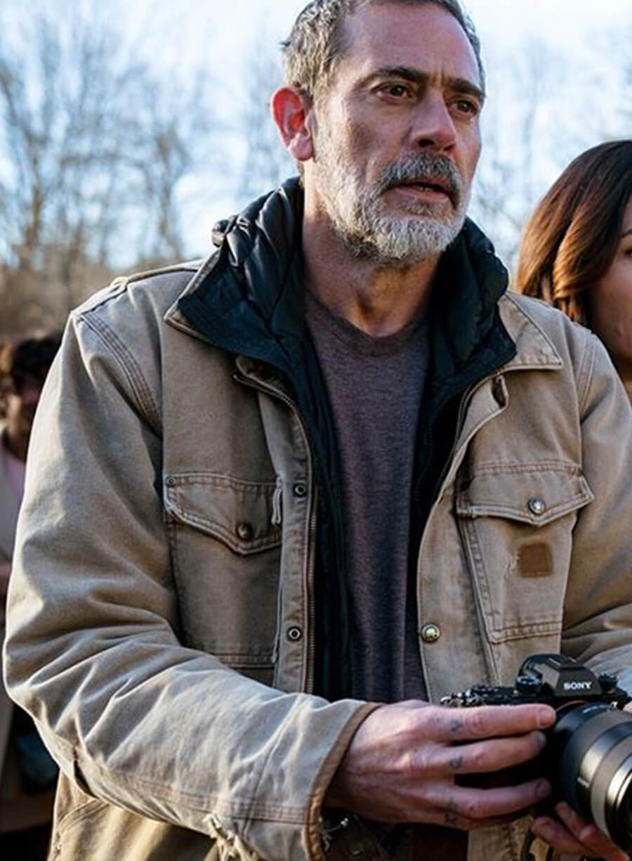 Harpoon Jeffrey Dean Morgan Inspired Brown Cotton Fabric Cotton Jacket - The Unholy Style