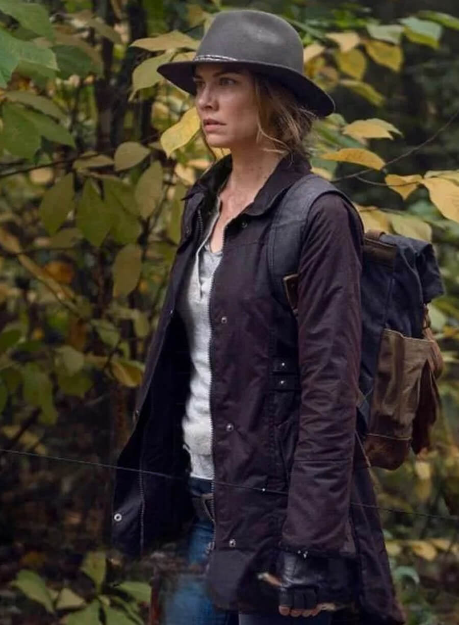 Harpoon Maggie Rhee Inspired Brown Cotton Jacket - The Walking Dead Series Style