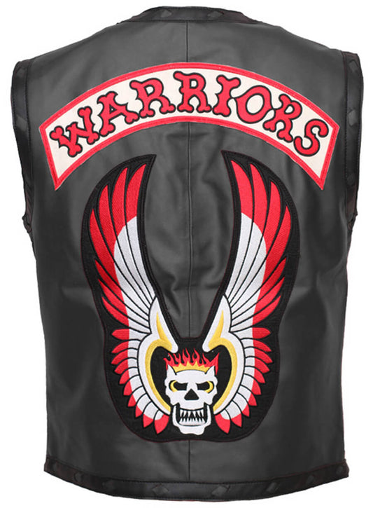 Harpoon Swan Inspired Blue Faux Leather or Real Leather Leather Jacket - The Warriors Style