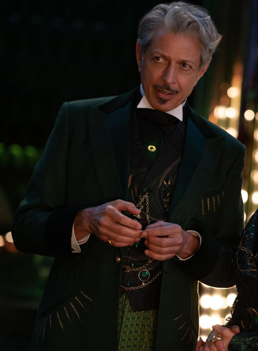 Harpoon The Wizard Inspired Green Coat - Wicked 2024 Style