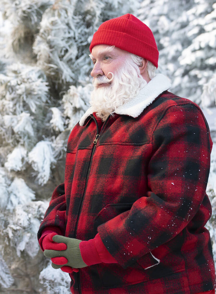 Harpoon Tim Allen Santa Claus Inspired Red Wool Fabric Wool Jacket - The Santa Clauses Style