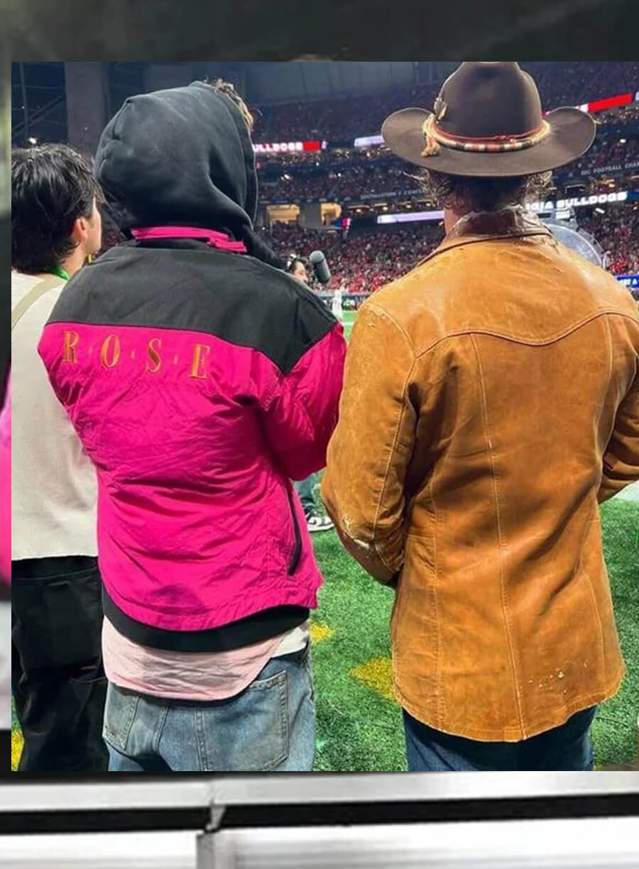 Harpoon Timothee Chalamet Pink Puffer Inspired Pink Leather Jacket