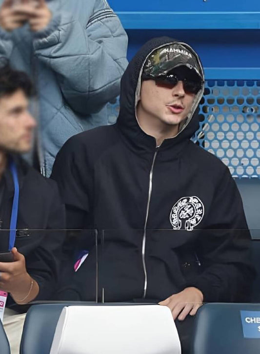 Harpoon Timothee Chalamet Premier League Hoodie Inspired Black Hooded Jacket