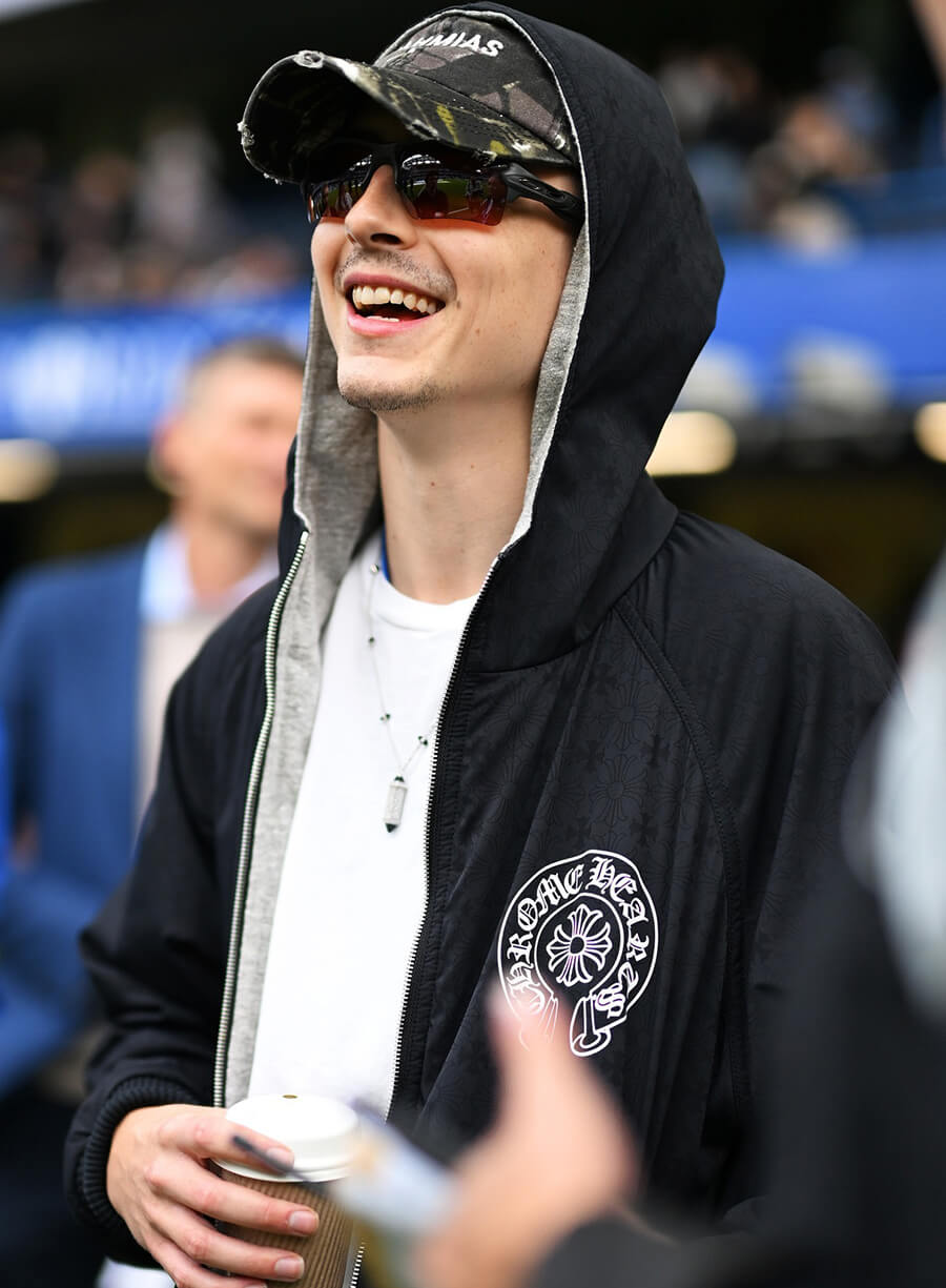Harpoon Timothee Chalamet Premier League Hoodie Inspired Black Hooded Jacket