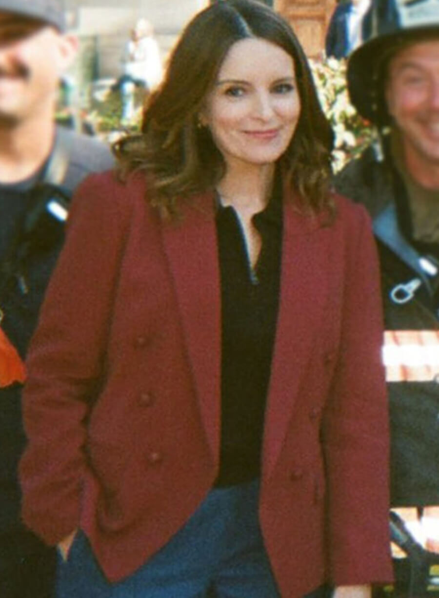 Harpoon Kate Inspired Maroon Leather Jacket - The Four Seasons 2025 Style