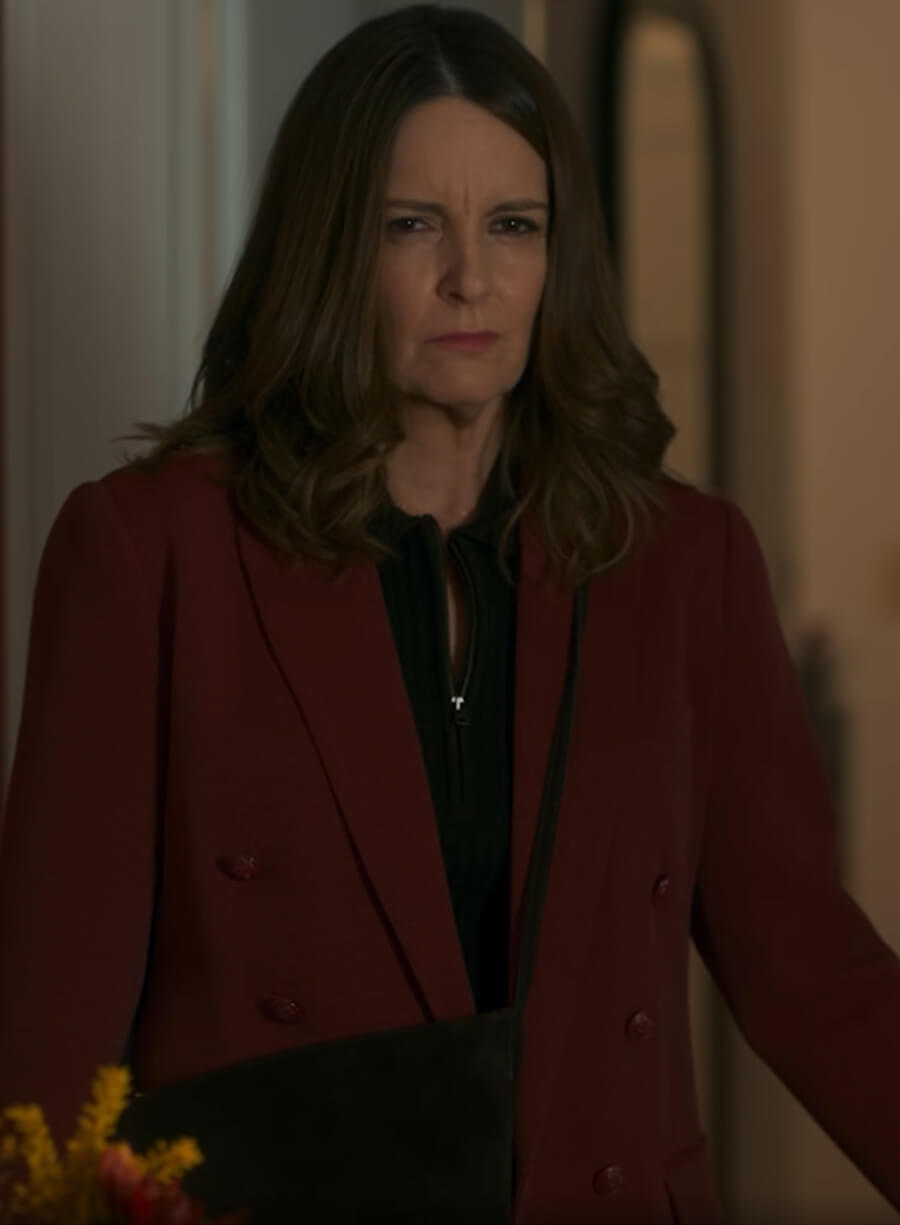 Harpoon Kate Inspired Maroon Leather Jacket - The Four Seasons 2025 Style