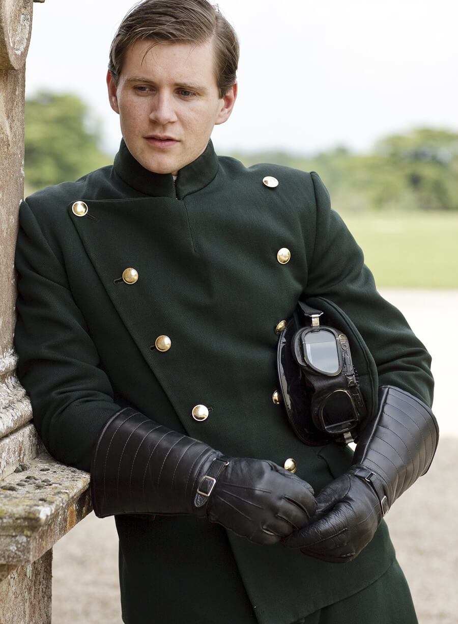 Harpoon Tom Branson Inspired Green Wool Jacket - Downton Abbey Style