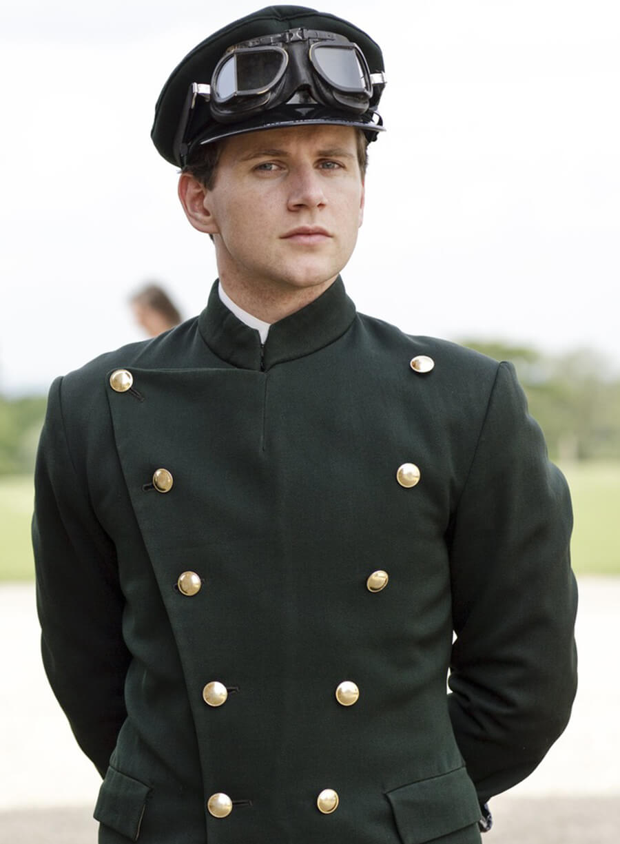 Harpoon Tom Branson Inspired Green Wool Jacket - Downton Abbey Style