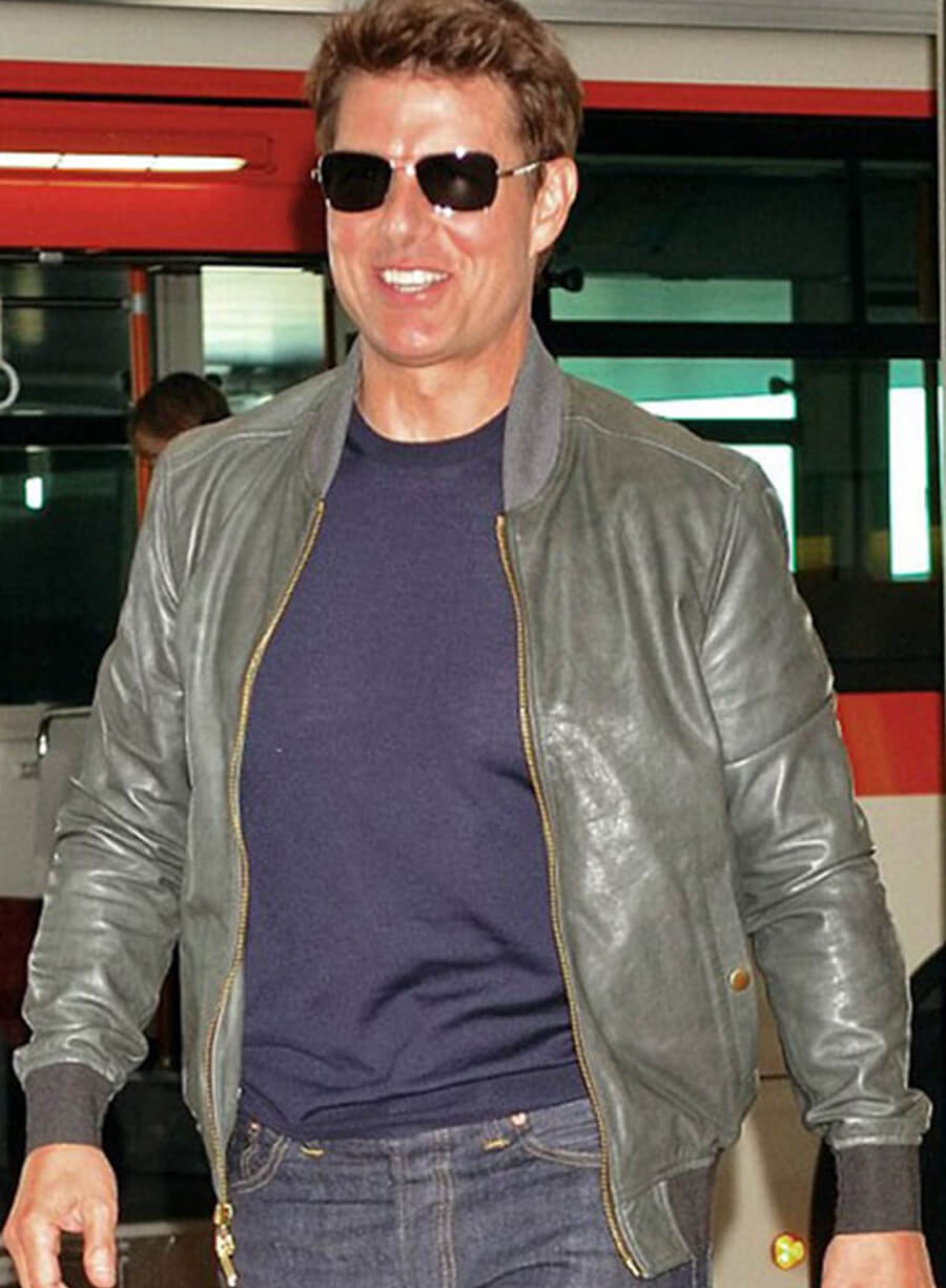 Harpoon Tom Cruise Inspired Olive Green Bomber Jacket