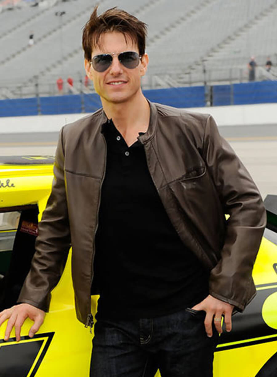 Harpoon Tom Cruise Inspired Brown Real Leather Leather Jacket