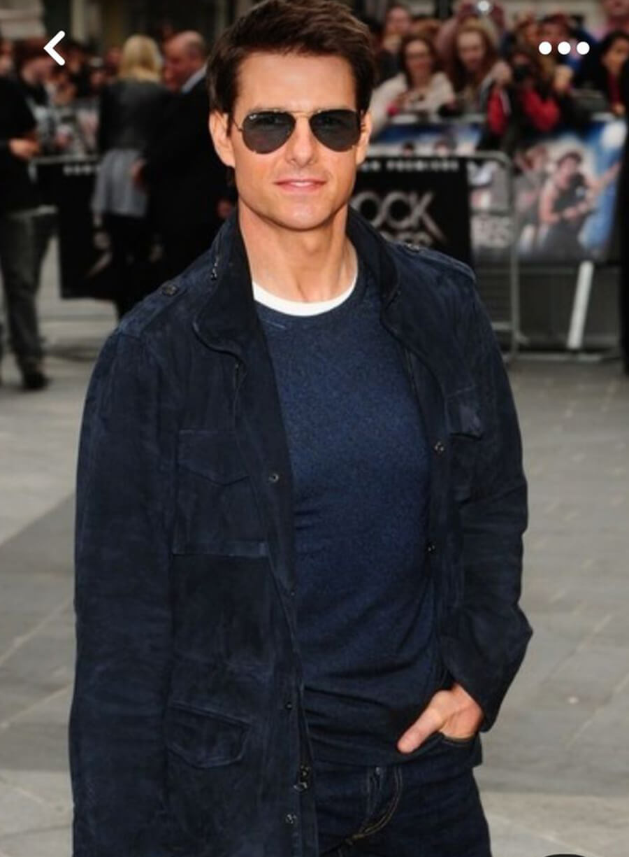 Harpoon Tom Cruise Inspired Black Cotton Jacket