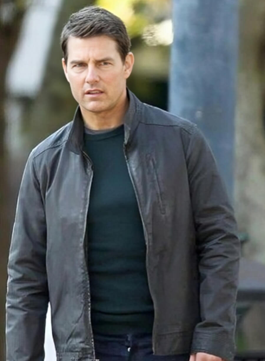 Harpoon Tom Cruise Inspired Brown Cotton Jacket - Jack Reacher Never Go Style
