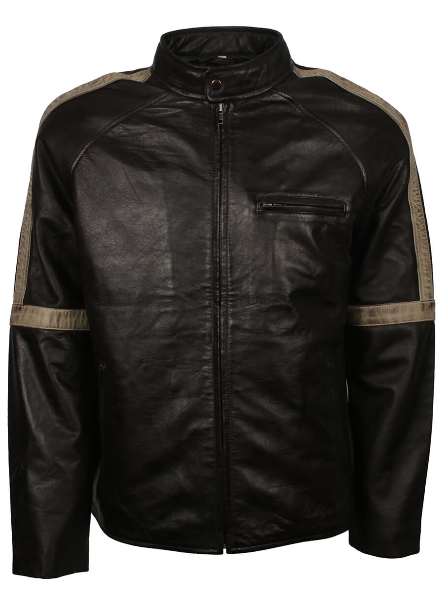 Harpoon Tom Cruise War of the Worlds Inspired Brown Real Leather Leather Jacket