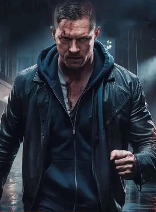 Harpoon Walker Inspired Black Leather Jacket - Havoc 2025 Style