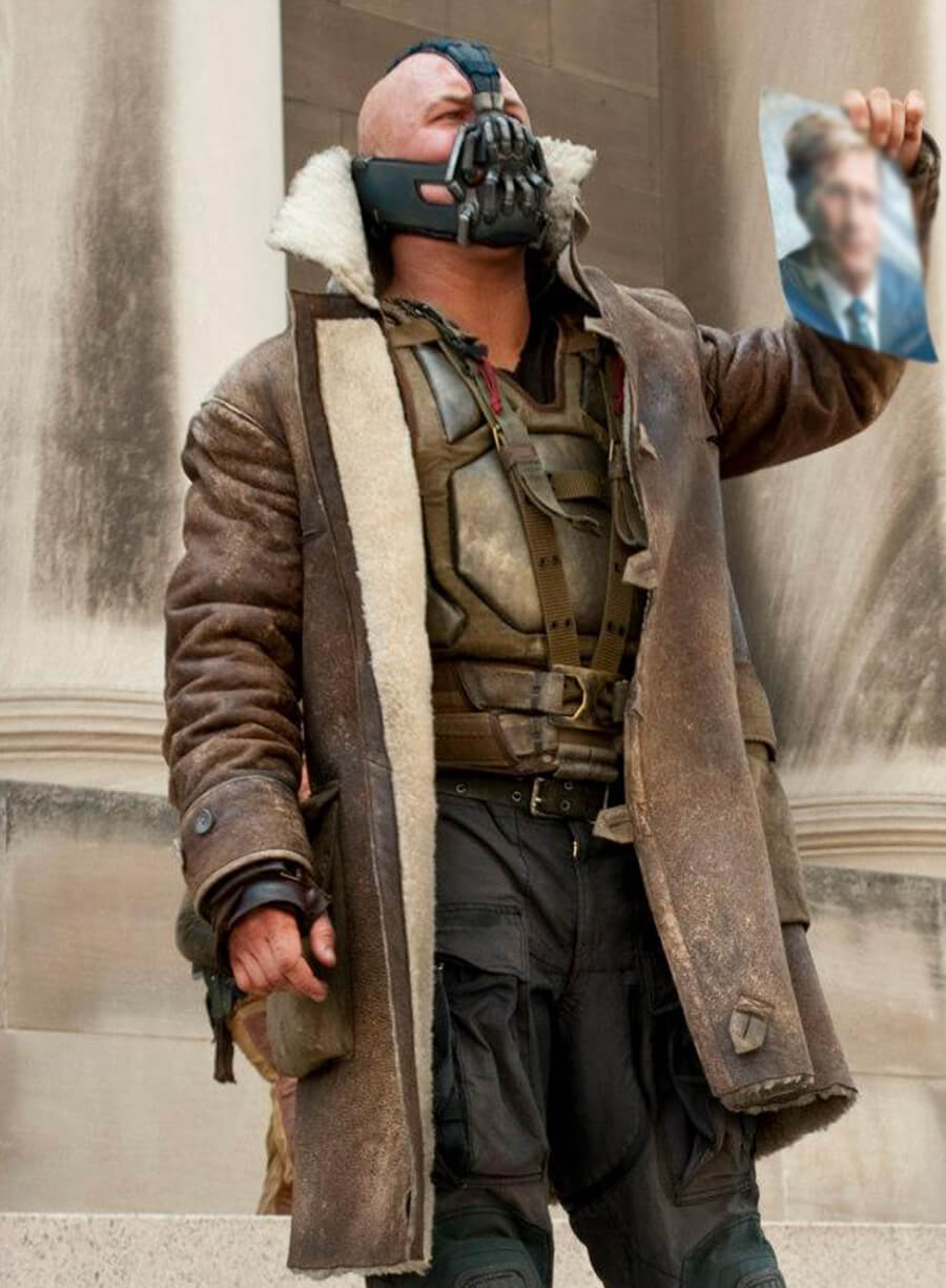 Harpoon Bane Inspired Brown Coat - The Dark Knight Rises Style