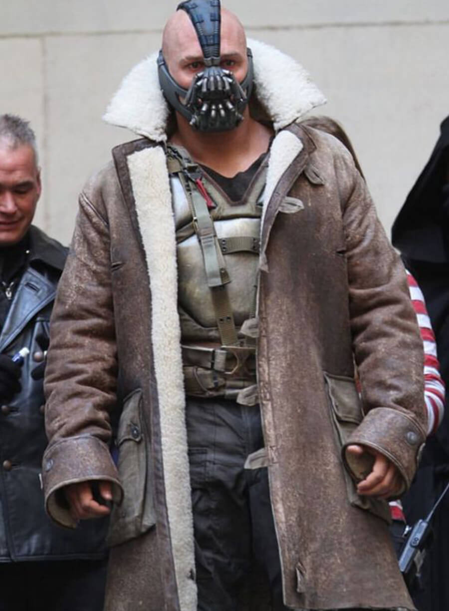 Harpoon Bane Inspired Brown Coat - The Dark Knight Rises Style
