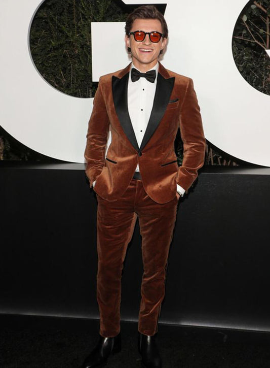 Harpoon Leonardo DiCaprio Inspired Brown Satin Leather Jacket