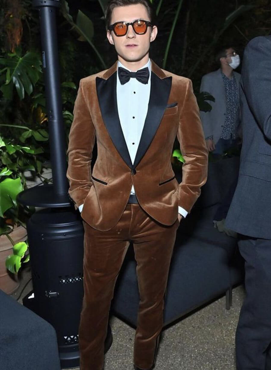 Harpoon Leonardo DiCaprio Inspired Brown Satin Leather Jacket