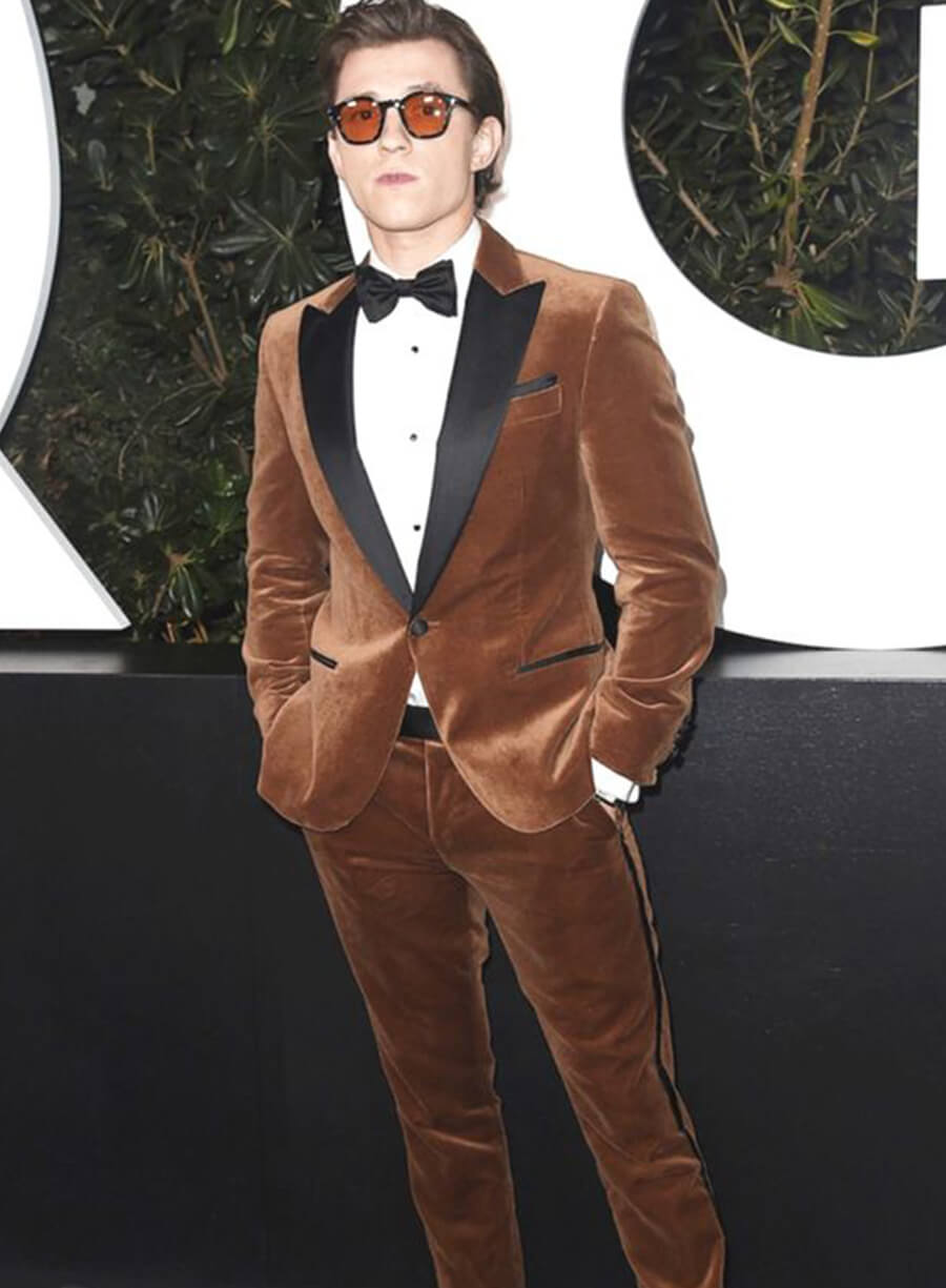 Harpoon Leonardo DiCaprio Inspired Brown Satin Leather Jacket