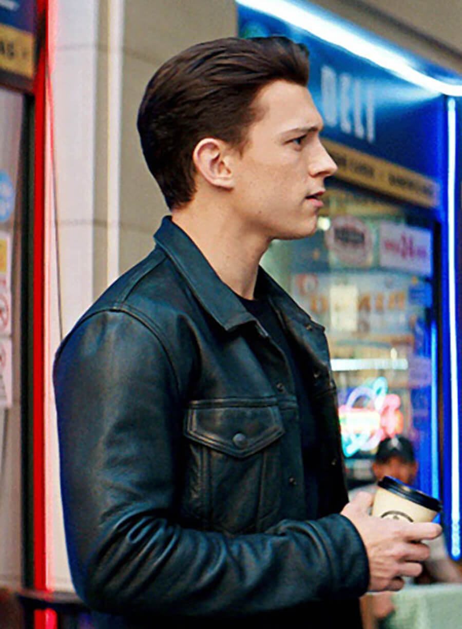 Harpoon Nathan Drake Inspired Black Real Leather Leather Jacket - Uncharted Style