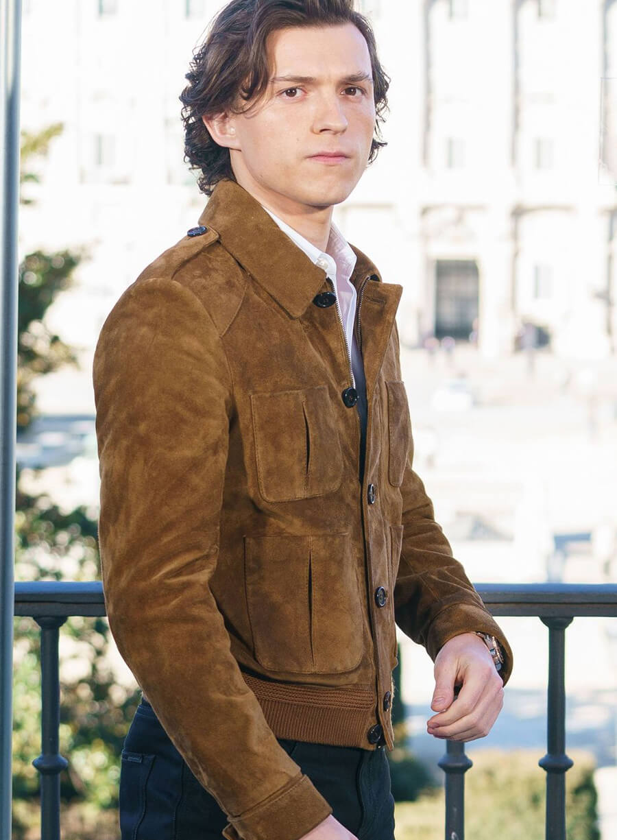 Harpoon Nathan Drake Inspired Brown Leather Jacket - Uncharted Style
